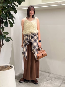 Haruneさん（レディース・167cm）の秋コーディネート