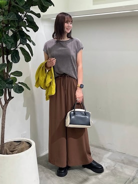 「アイテム（ハンドバッグ）」を使った、Haruneさん（レディース・167cm・30代）の夏コーディネート
