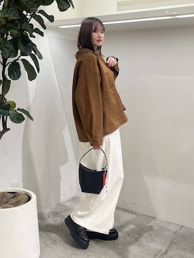 「アイテム（その他アウター）」を使った、Haruneさん（レディース・167cm・30代）の秋コーディネート