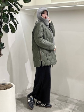 「アイテム（帽子）」を使った、Haruneさん（レディース・167cm・30代）の秋コーディネート