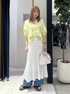 「BAYFLOW（ベイフロー）のアイテム」を使った、Haruneさん（レディース・167cm）の春コーディネート