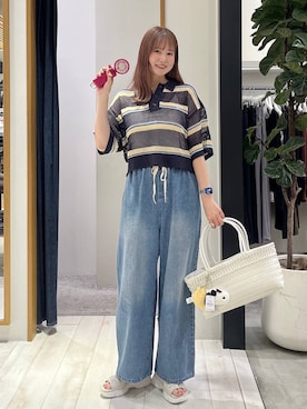 「アウトドア」｜Haruneさん（レディース・167cm）の春コーディネート