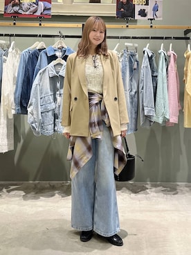 Haruneさん（レディース・167cm）の冬コーディネート