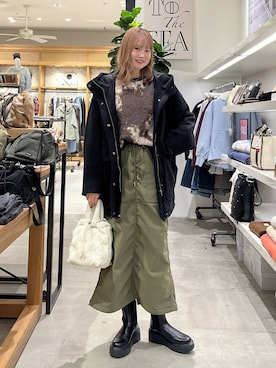 Haruneさん（レディース・167cm）の冬コーディネート