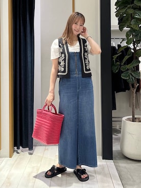 「BAYFLOW（ベイフロー）のアイテム（バッグ）」を使った、Haruneさん（レディース・167cm）の春コーディネート