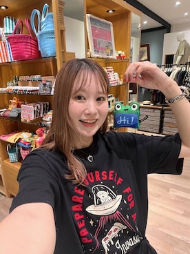 「BAYFLOW（ベイフロー）のアイテム」を使った、Haruneさん（レディース・167cm）の夏コーディネート