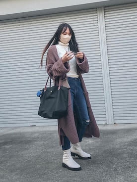 あまんだ🍑🐈‍⬛さん（レディース・164cm）の秋コーディネート