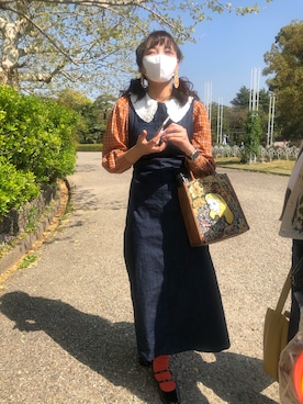 「UNIQLO（ユニクロ）の50色ソックス（消臭機能付き）（ソックス/靴下）」を使った、あまんだ🐈‍⬛さん（レディース・164cm）の春コーディネート