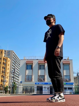「Gosha Rubchinskiy（ゴーシャラブチンスキー）のアイテム（トップス）」を使った、hariookaさん（メンズ・174cm）の秋コーディネート