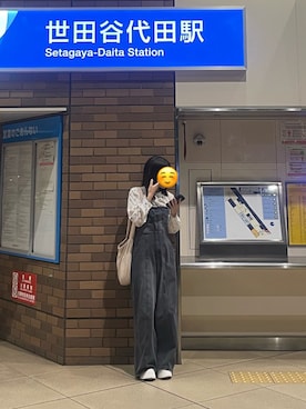 「アイテム（つなぎ/オールインワン）」を使った、miiisaさん（骨格ウェーブ・レディース・159cm）の冬コーディネート