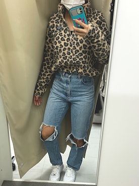 「Abercrombie&Fitch（アバークロンビーアンドフィッチ）のアイテム」を使った、aoiさん（レディース・157cm）の秋コーディネート