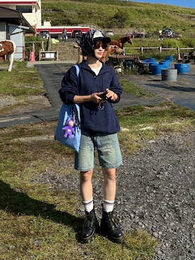 「TOMMY HILFIGER（トミーヒルフィガー）のアイテム」を使った、natchan？さん（レディース・164cm）の秋コーディネート