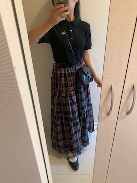 「WC（ダブル シー）のアイテム（スカート）」を使った、kanami18115さん（レディース・150cm）の夏コーディネート