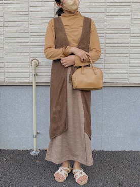 「Amiur（エミレ）のアイテム（シューズ）」を使った、mogさん（レディース・163cm）の秋コーディネート