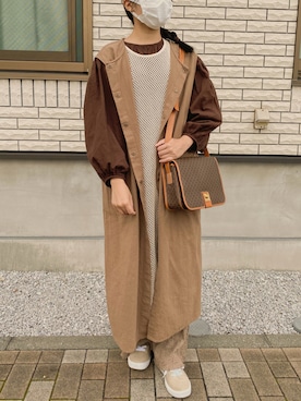 「Ralph Lauren」｜「アイテム（ワンピース/ドレス）」を使った、mogさん（レディース・163cm）の秋コーディネート