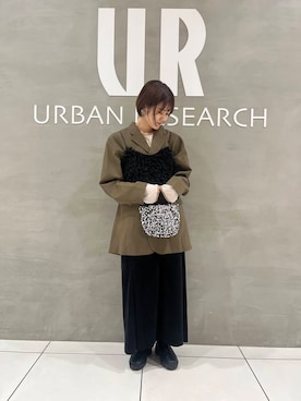 「ブーツスタイル」｜「アイテム（その他アウター）」を使った、misatoさん（レディース・158cm）の秋コーディネート