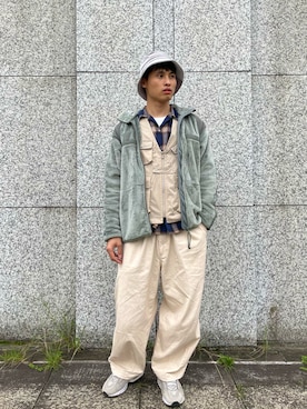 「plain-me（プレインミー）のアイテム（ジャケット/アウター）」を使った、kb8526さん（メンズ・173cm）の冬コーディネート