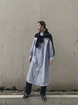 mikaさん（レディース・162cm）の冬コーディネート