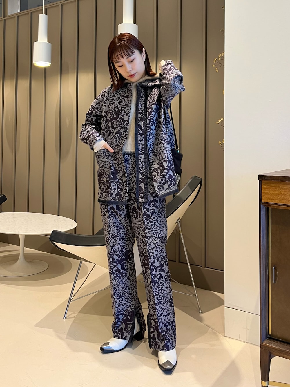 BEAMS BOY（ビームスボーイ）の「maturely / Flower Jacquard Fringe
