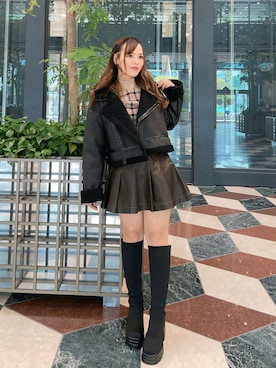 「秋」｜「アイテム（ブルゾン）」を使った、ingni-chiharuさん（レディース・150cm）の秋コーディネート