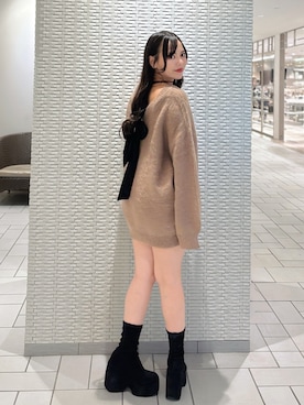 「アイテム（チュニック）」を使った、ingni-chiharuさん（レディース・150cm）の秋コーディネート