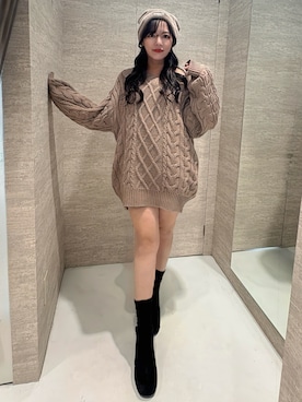 「アイテム（チュニック）」を使った、ingni-chiharuさん（レディース・150cm）の秋コーディネート