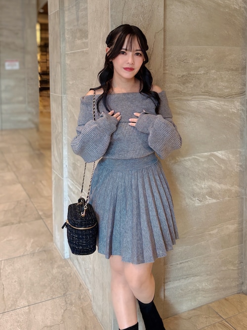 セール】オフショルニットワンピース（ワンピース）｜INGNI（イング