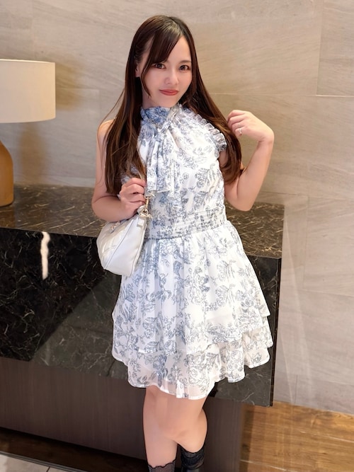 NOMAE アメスリフリルミニワンピース NOMAE チュニック アメスリフリルミニワンピース : ZOZOTOWN