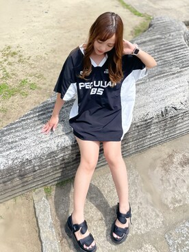 「フェスコーデ」｜「アイテム（その他トップス）」を使った、ingni-chiharuさん（レディース・150cm）の夏コーディネート