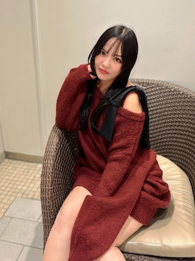 「アイテム（チュニック）」を使った、ingni-chiharuさん（レディース・150cm）の冬コーディネート