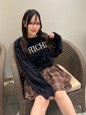 「黒ニット」｜ingni-chiharuさん（レディース・150cm）の秋コーディネート