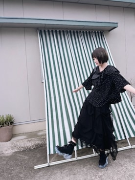 「grounds（グラウンズ）のアイテム」を使った、riot5onさん（レディース・155cm）の夏コーディネート