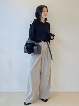 「EMOELLE（エモエレ）のアイテム」を使った、adamtanakaさん（レディース・158cm）の夏コーディネート
