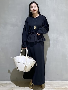 「FEMME」｜「アイテム（その他シューズ）」を使った、adamtanakaさん（レディース・158cm）の冬コーディネート