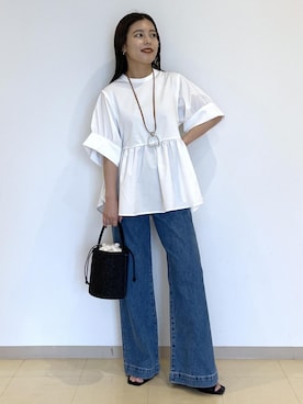 「ROLLA'S（ローラス）のアイテム」を使った、adamtanakaさん（レディース・158cm）の夏コーディネート