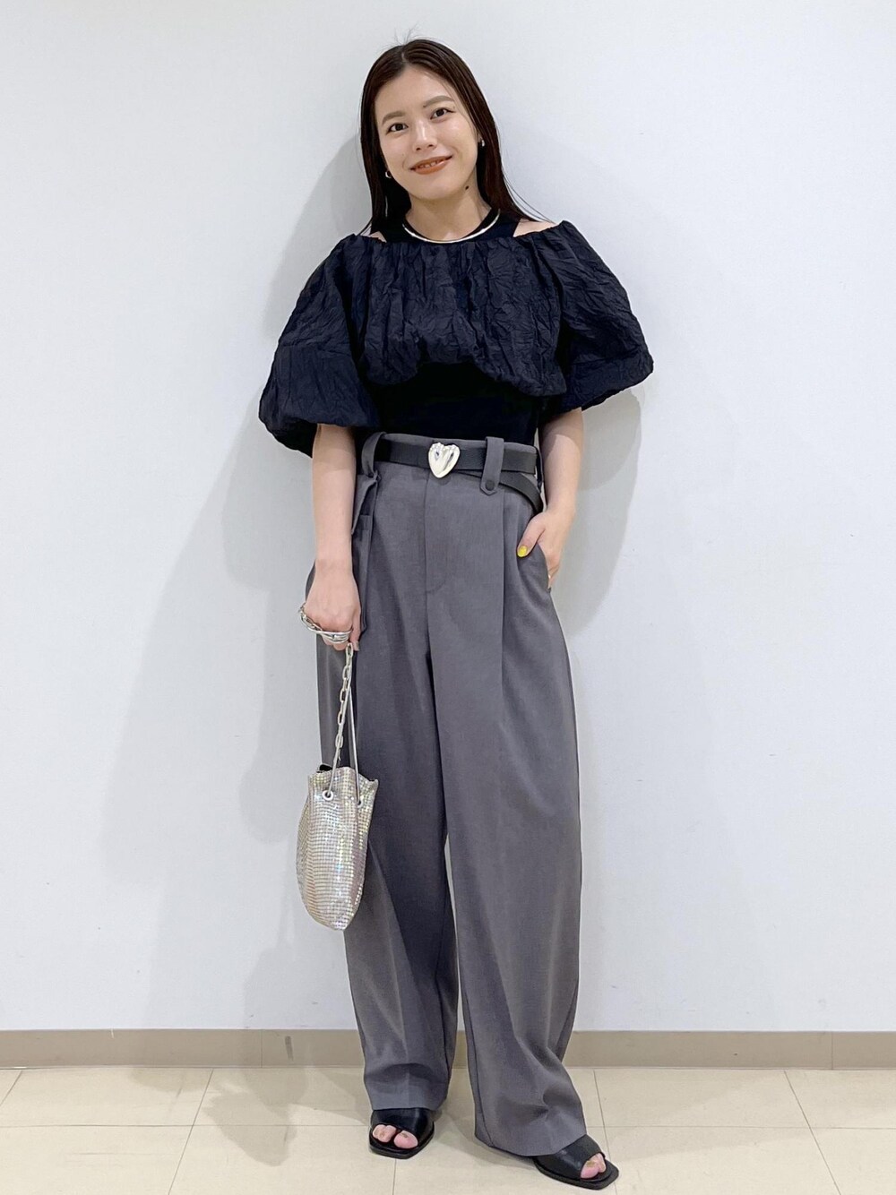 セットアイテム》ニットタンクセットクロップドプルオーバーを使った