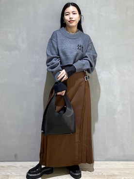 「WEB限定アイテム」｜adamtanakaさん（レディース・158cm）の秋コーディネート