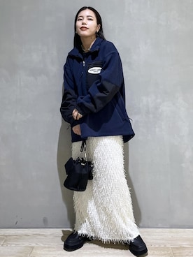「アイテム（その他トップス）」を使った、adamtanakaさん（レディース・158cm・20代）の秋コーディネート