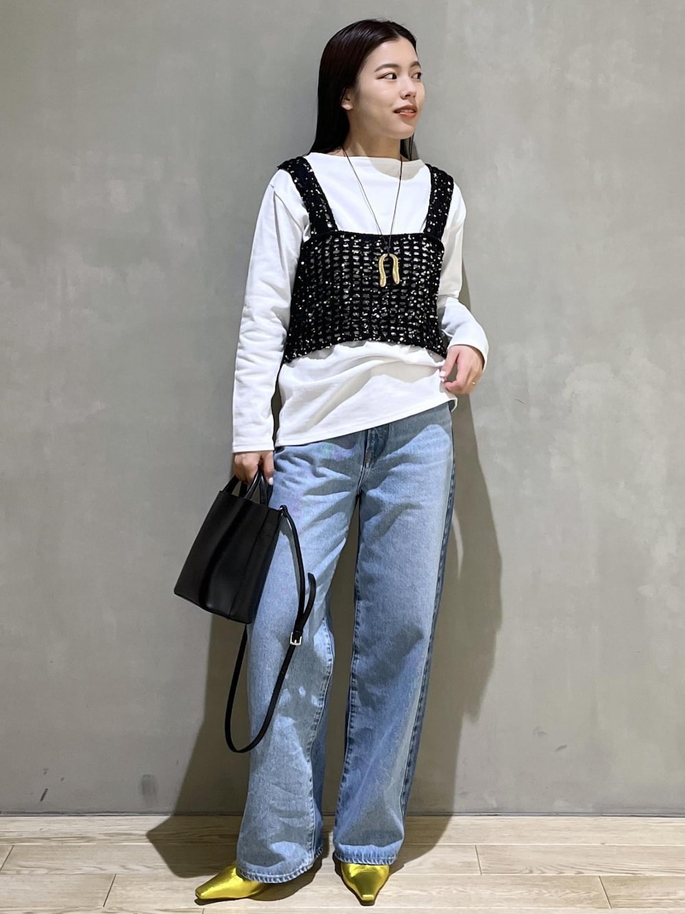 NEEDBY for ADAM ET ROPE'別注 バイカラー デニム