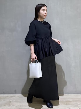 「アイテム（その他トップス）」を使った、adamtanakaさん（レディース・158cm・20代）の秋コーディネート