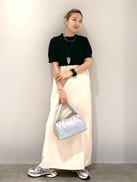 「アイテム（ワンピース/ドレス）」を使った、タナカサヤさん（レディース・157cm・30代）の春コーディネート