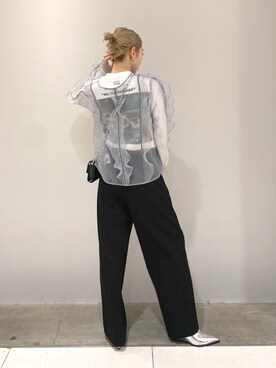 タナカサヤさん（レディース・157cm）の冬コーディネート