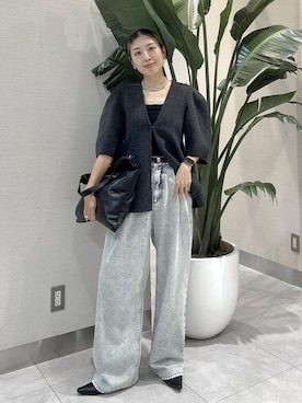 タナカサヤさん（レディース・157cm）の夏コーディネート