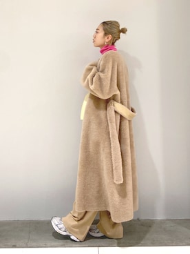 タナカサヤさん（レディース・157cm）の冬コーディネート