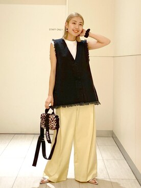 「24SS」｜タナカサヤさん（レディース・157cm）の春コーディネート