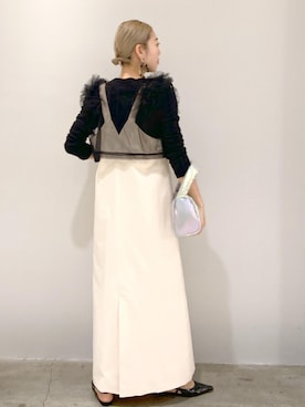 「アイテム（ワンピース/ドレス）」を使った、タナカサヤさん（レディース・157cm・30代）の春コーディネート