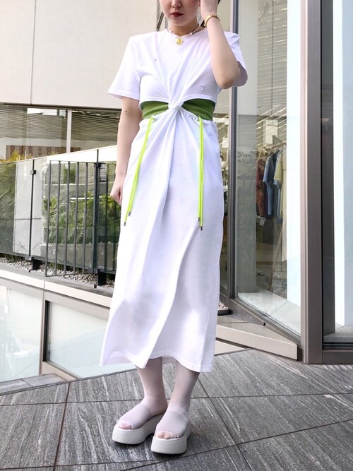 YAMAZAKI(PAMEO POSE)｜PAMEO POSEのワンピースを使ったコーディネート