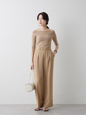 「アイテム（ブレスレット、イエロー系）」を使った、wgkatoさん（レディース・167cm）の春コーディネート