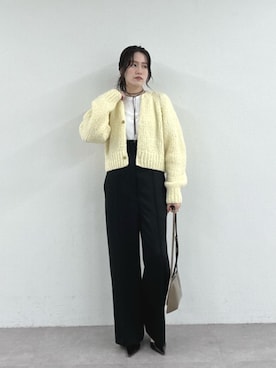 「ニットカーディガン」｜wgkatoさん（レディース・167cm）の秋コーディネート