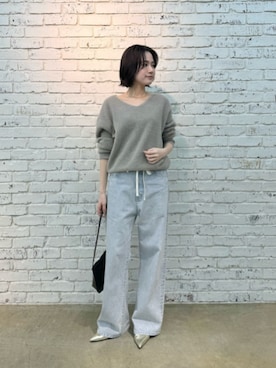 「アイテム（チョーカー）」を使った、wgkatoさん（レディース・167cm）の秋コーディネート